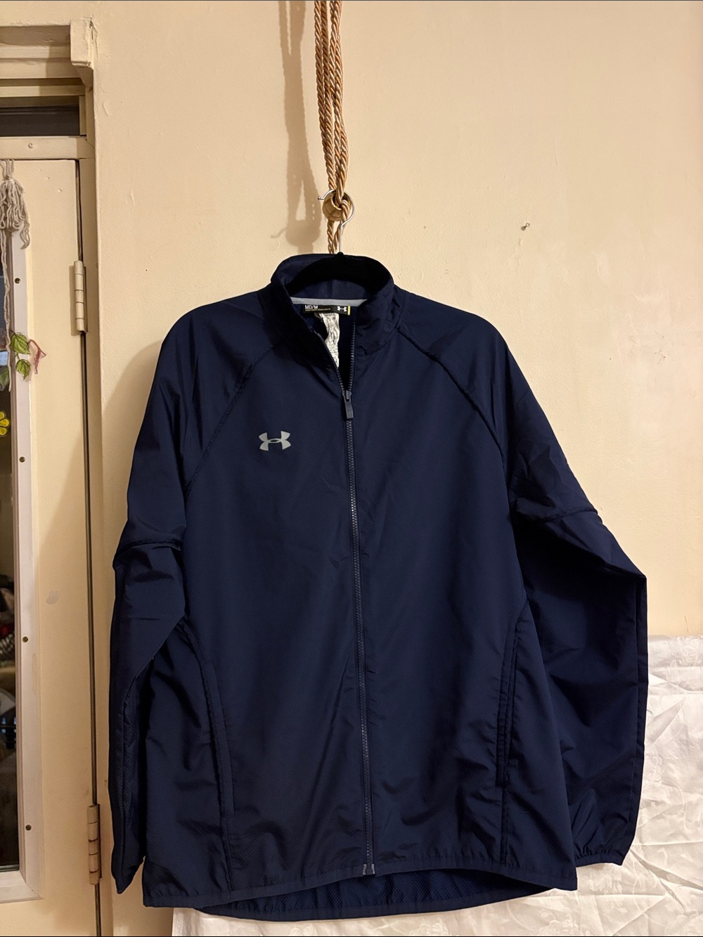 Under Armour Navy Blue Performance Wind Jacket